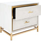 Safavieh Fenno 2 Drawer Nightstand - White Washed | Nightstands | Modishstore - 3