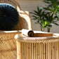 Round Bamboo Stool With Natural Rope Top By Kalalou-4