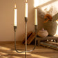 Three Tiered Antique Brass Taper Candelabra | Candle Holders |  Modishstore 