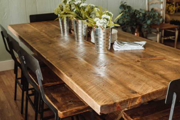 Napa East Reclaimed Wood Industrial Farm Harvest Dining Table | Modishstore | Dining Tables | 1126  -4