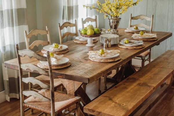 Napa East Reclaimed Wood Industrial Farm Harvest Dining Table | Modishstore | Dining Tables | 1126  -5