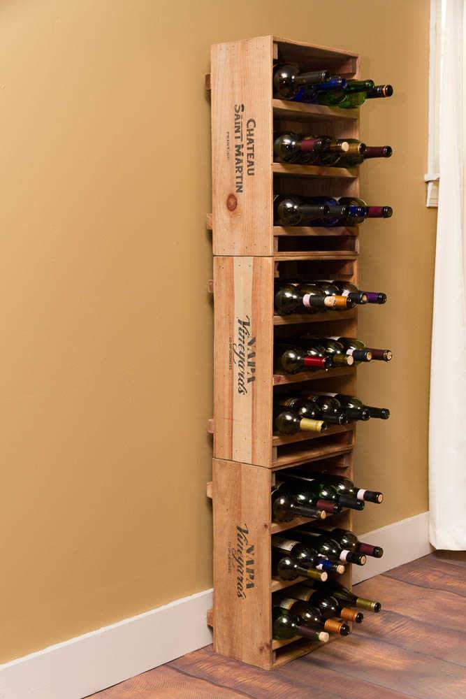 Napa East Wine Crate 12 Bottle Wine Rack-12