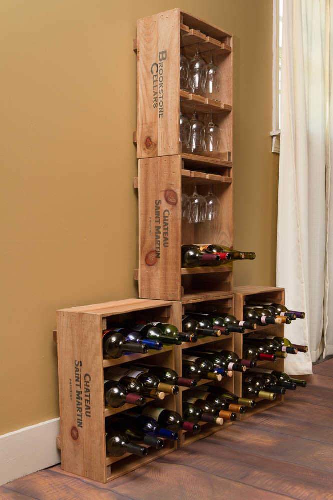 Napa East Wine Crate 12 Bottle Wine Rack-8