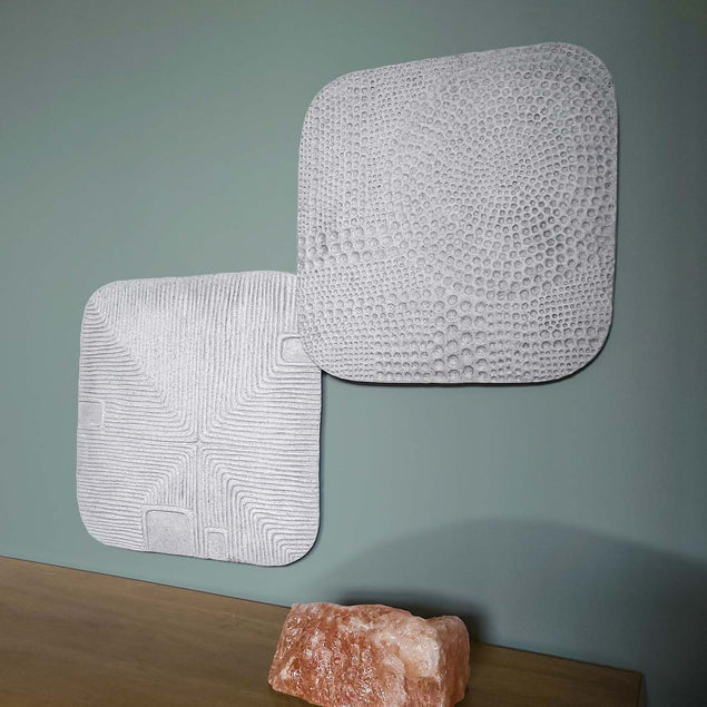 Nasca Lines, 18.6"Sq Wall Art, By Gold Leaf Design Group Set Of 2 | Wall Decor | Modishstore