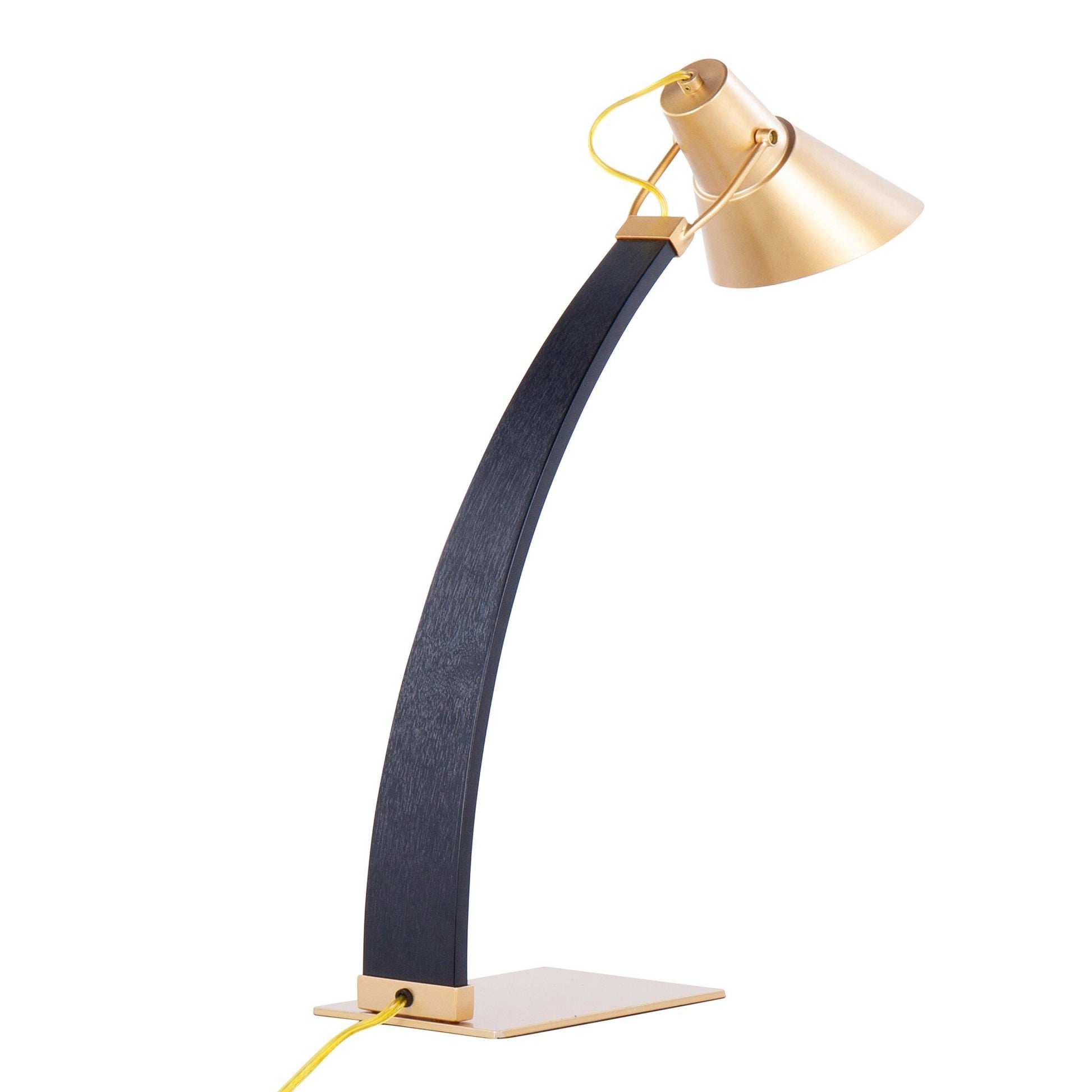 Noah Table Lamp Black Gold By LumiSource | Table Lamps | Modishstore - 4