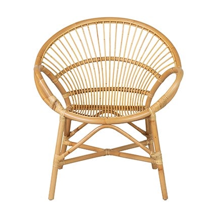 Aleia Rattan Occasional Chair by Jeffan | Outdoor Chairs | Modishstore - 2