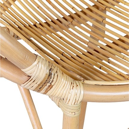 Aleia Rattan Occasional Chair by Jeffan | Outdoor Chairs | Modishstore - 5