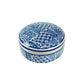 Blue and White Ceramic Box Set of 3 by Vagabond Vintage | Modishstore | Decorative Boxes-2