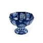 Hexagonal Pedestal Bowl with Flower Bunch Set of 4 by Vagabond Vintage | Modishstore | Decorative Bowls