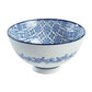 Blue and White Bowl Set of 4 by Vagabond Vintage | Modishstore | Bowls-6