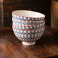Diamond Pattern Ceramic Bowl Set of 4 by Vagabond Vintage | Modishstore | Decorative Bowls