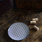 Blue and White Round Plate Set of 4 By Vagabond Vintage | Modishstore | Dinnerware