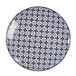 Blue and White Round Plate Set of 4 By Vagabond Vintage | Modishstore | Dinnerware-2