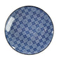 Blue and White Round Plate Set of 4 By Vagabond Vintage | Modishstore | Dinnerware-5