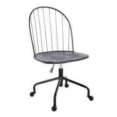 Riley Adjustable High Back Office Chair Black By LumiSource