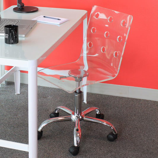 LumiSource Swiss Acrylic Office Chair | Modishstore | Office Chairs