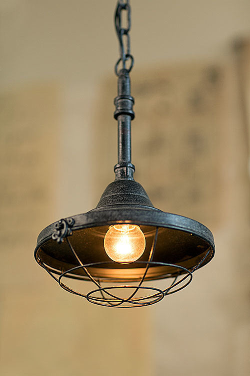 Oohlong Small Iron Factory Pendant Lamp