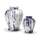 Blue Canvas Blue And White Set Of 2 By Tozai Home | Vases | Modishstore