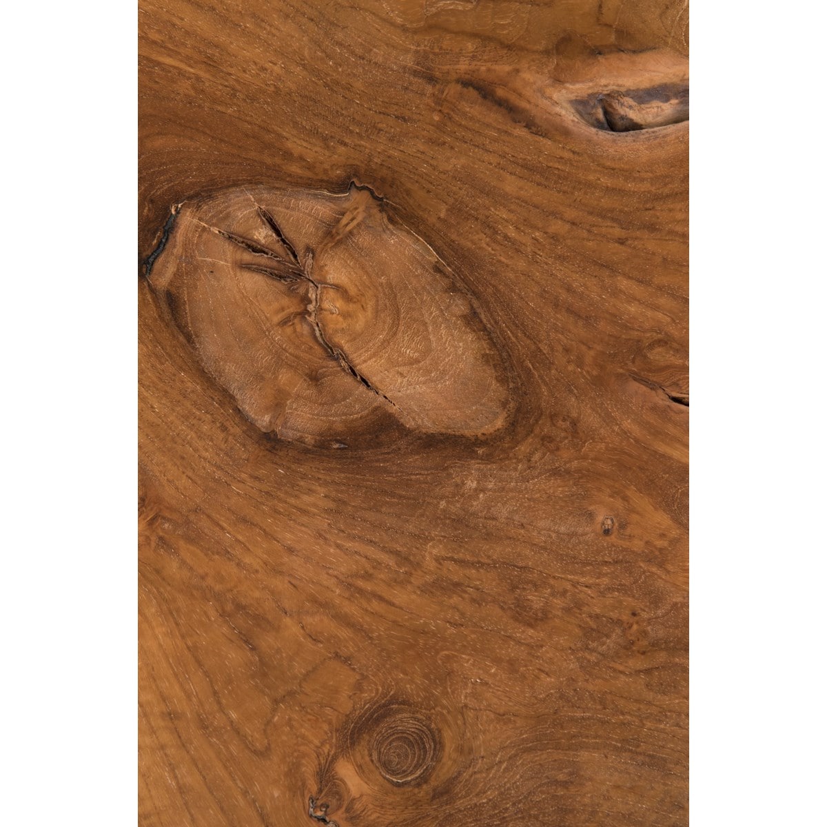 (LS) Kenya solid round teakwood stool with black wood base by Jeffan | Stools | Modishstore - 4