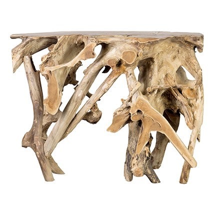 Natura Recycled Teakwood Root Table by Jeffan | Accent Tables | Modishstore