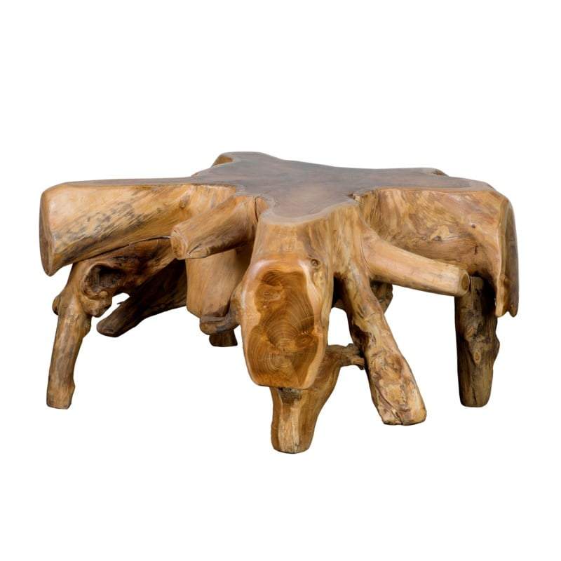 Organic Teakwood Coffee Table by Jeffan | Coffee Tables | Modishstore