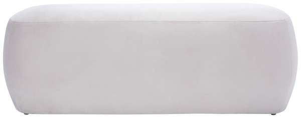 Safavieh Whitley Rectangular Ottoman - Greige | Ottomans | Modishstore