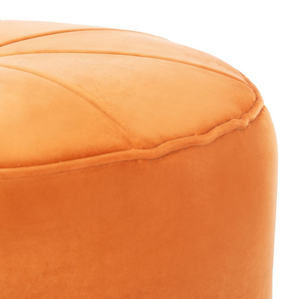 Safavieh Hawkem Cylinder Ottoman | Ottomans | Modishstore - 4