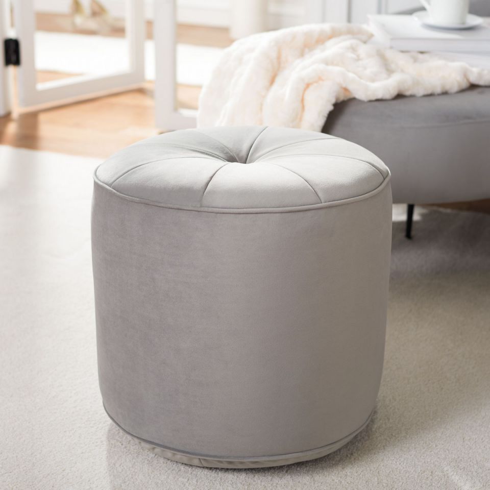 Safavieh Hawkem Cylinder Ottoman | Ottomans | Modishstore - 6