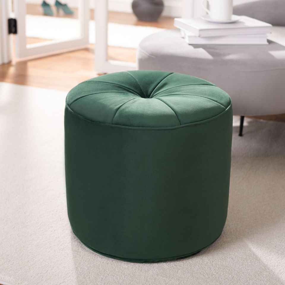 Safavieh Hawkem Cylinder Ottoman | Ottomans | Modishstore - 10