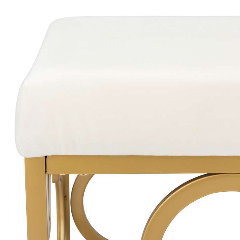 Safavieh Fleur Square Ottoman | Ottomans | Modishstore - 3