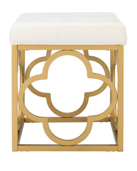 Safavieh Fleur Square Ottoman | Ottomans | Modishstore - 1