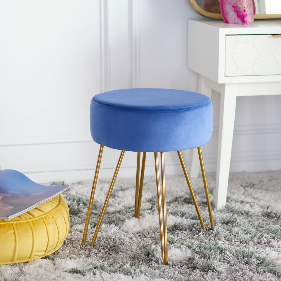 Safavieh Abrea Round Ottoman | Outdoor Ottomans | Modishstore - 2