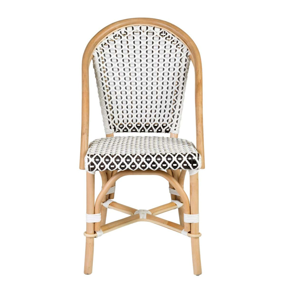Outdoor Rattan, Polypeel Camelot Bistro Chair with Synthetic Wicker Set of 2 by Jeffan | Outdoor Chairs | Modishstore