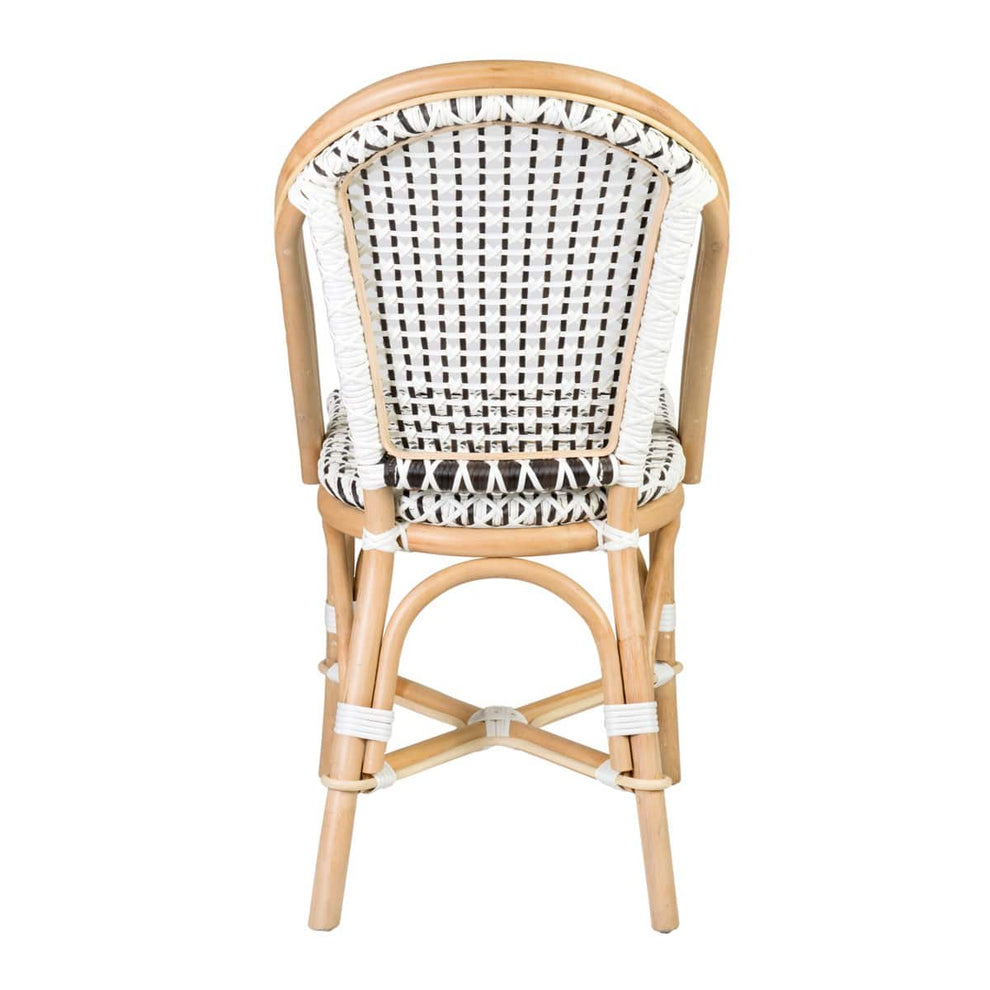 Outdoor Rattan, Polypeel Camelot Bistro Chair with Synthetic Wicker Set of 2 by Jeffan | Outdoor Chairs | Modishstore - 2