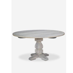 Sunset Teak Wood Outdoor Round Dining Table by Jeffan