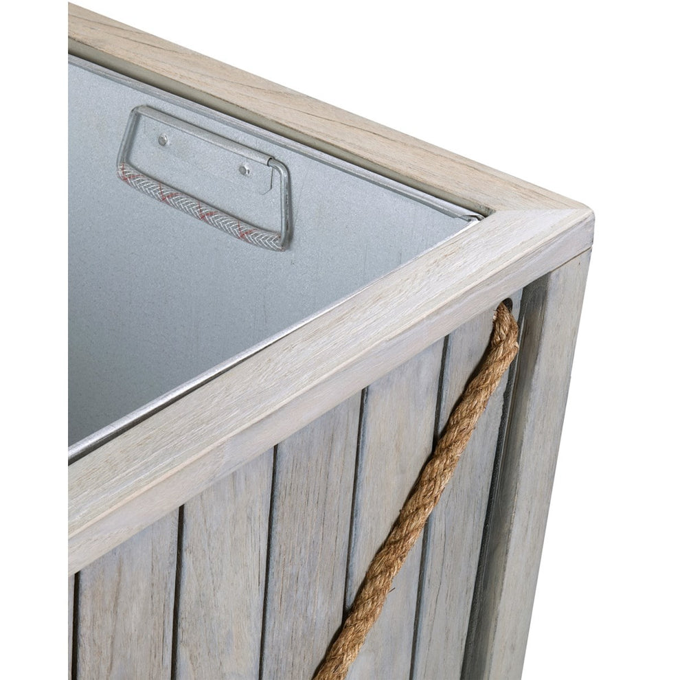 Montauk Teak Wood Planter Box by Jeffan | Outdoor Planters, Troughs & Cachepots | Modishstore - 2