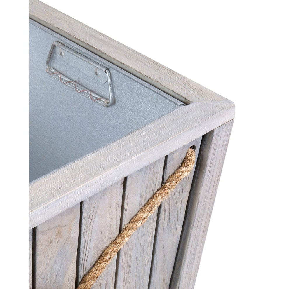 Montauk Teak Wood Planter Box by Jeffan | Outdoor Planters, Troughs & Cachepots | Modishstore - 8