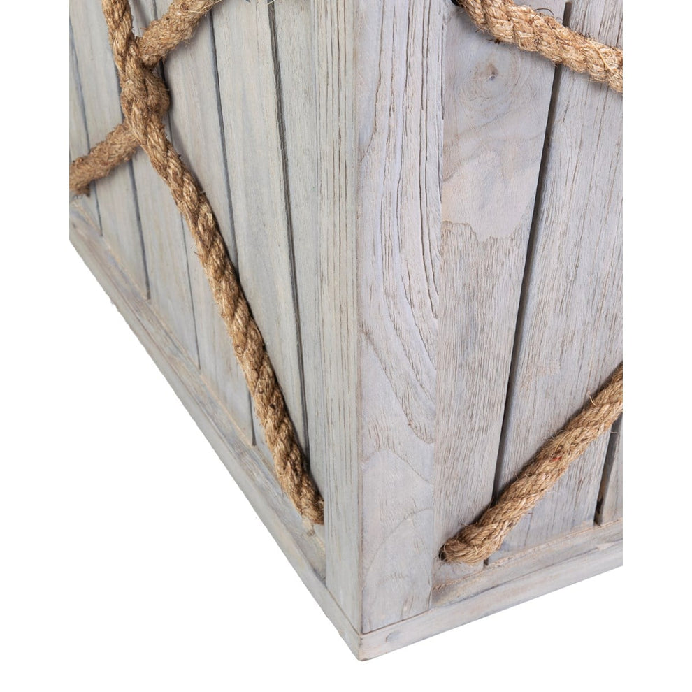 Montauk Teak Wood Planter Box by Jeffan | Outdoor Planters, Troughs & Cachepots | Modishstore - 9