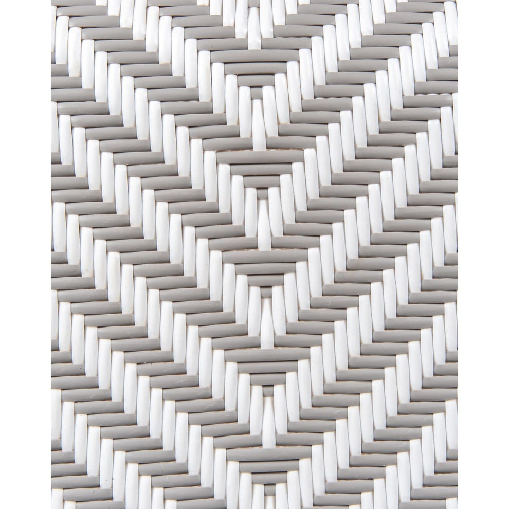 Ezra Bistro Side Chair, Grey and White Set of 2 by Jeffan | Outdoor Chairs | Modishstore - 7
