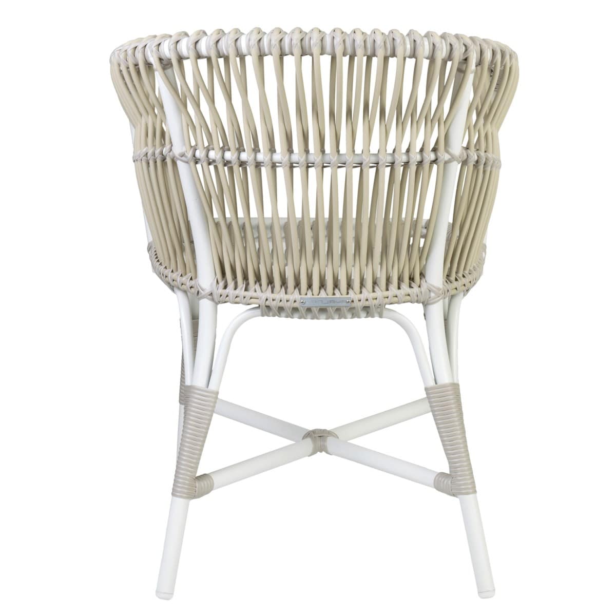 St. Martin Outdoor Round Rattan Synthetic Back Occasional Chair by Jeffan | Outdoor Chairs | Modishstore - 2