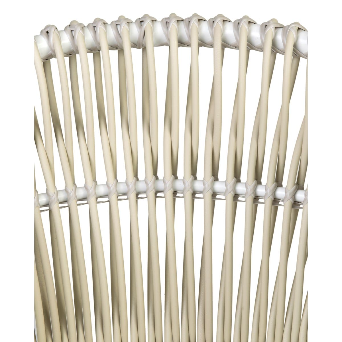 St. Martin Outdoor Round Rattan Synthetic Back Occasional Chair by Jeffan | Outdoor Chairs | Modishstore - 3