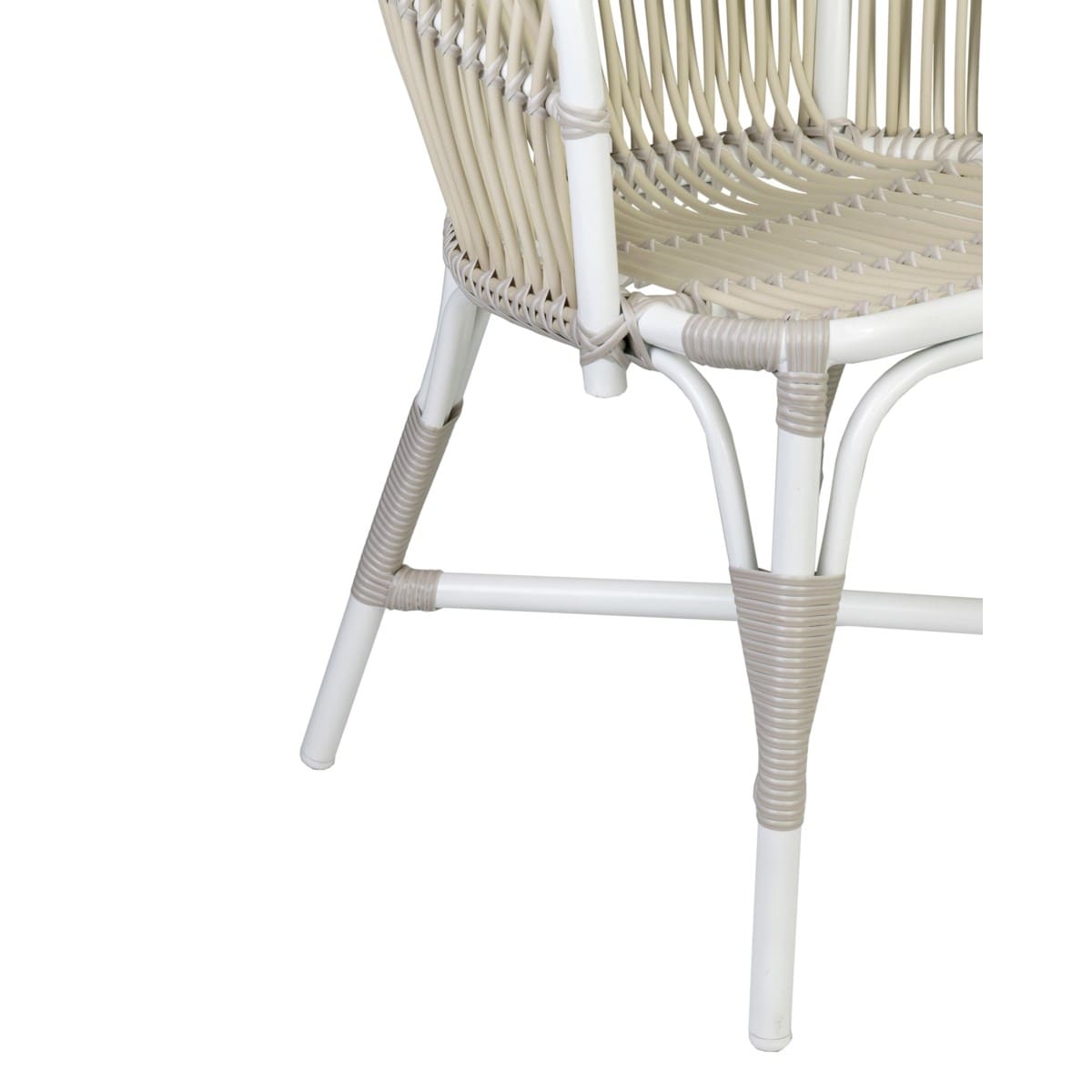 St. Martin Outdoor Round Rattan Synthetic Back Occasional Chair by Jeffan | Outdoor Chairs | Modishstore - 5