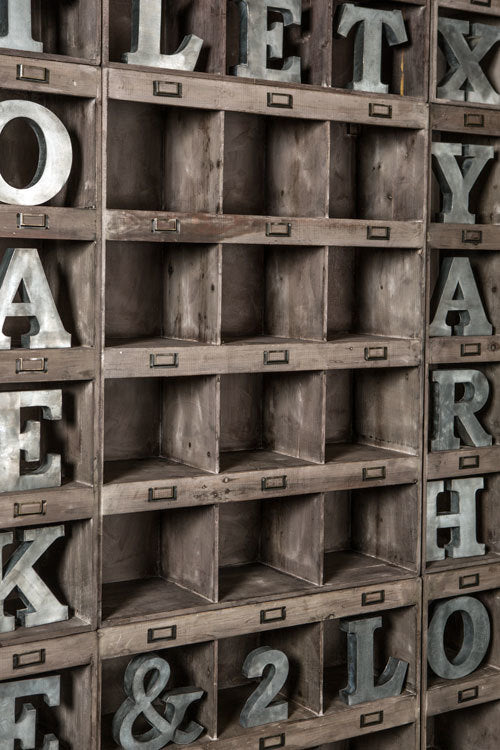 X-Large Rustic Recycled Pine Display Shelf | Shelves & Shelving Units | Modishstore - 2