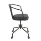 LumiSource Oregon Upholstered Task Chair-3