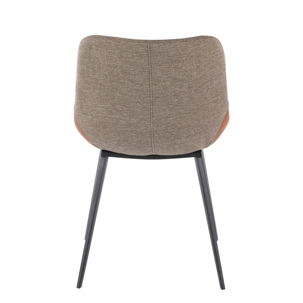 LumiSource Outlaw Two-Tone Chair - Set of 2 | Modishstore | Dining Chairs - 7