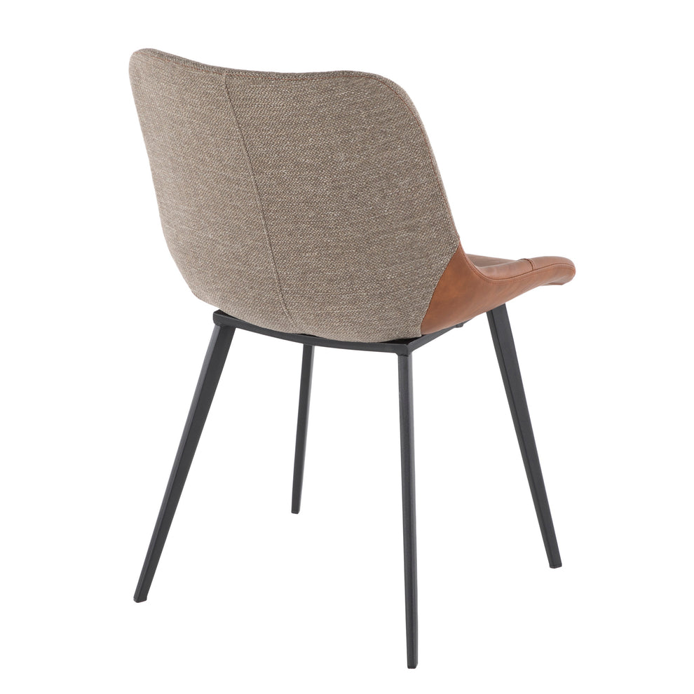 LumiSource Outlaw Two-Tone Chair - Set of 2 | Modishstore | Dining Chairs - 8