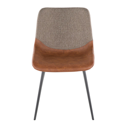LumiSource Outlaw Two-Tone Chair - Set of 2 | Modishstore | Dining Chairs - 2