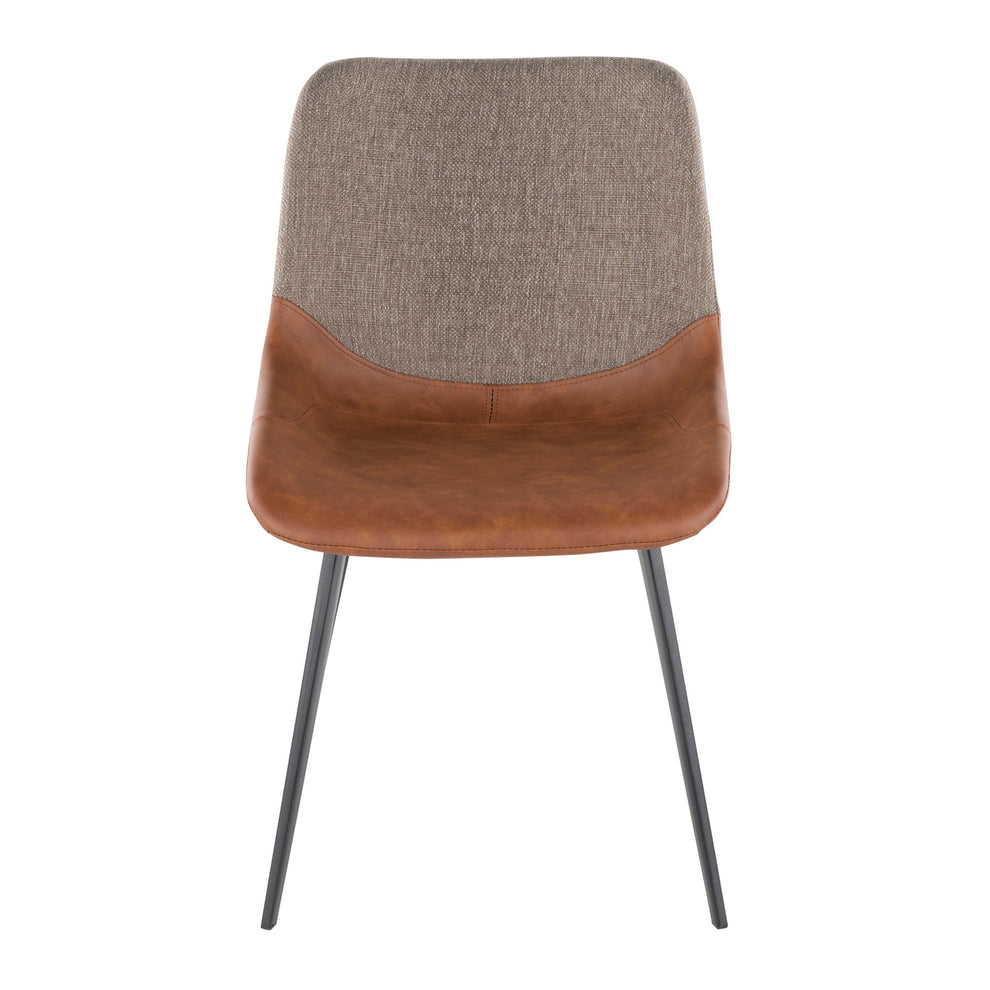 LumiSource Outlaw Two-Tone Chair - Set of 2 | Modishstore | Dining Chairs - 2