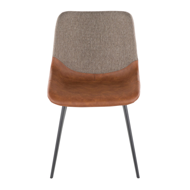 LumiSource Outlaw Two-Tone Chair - Set of 2 | Modishstore | Dining Chairs - 2