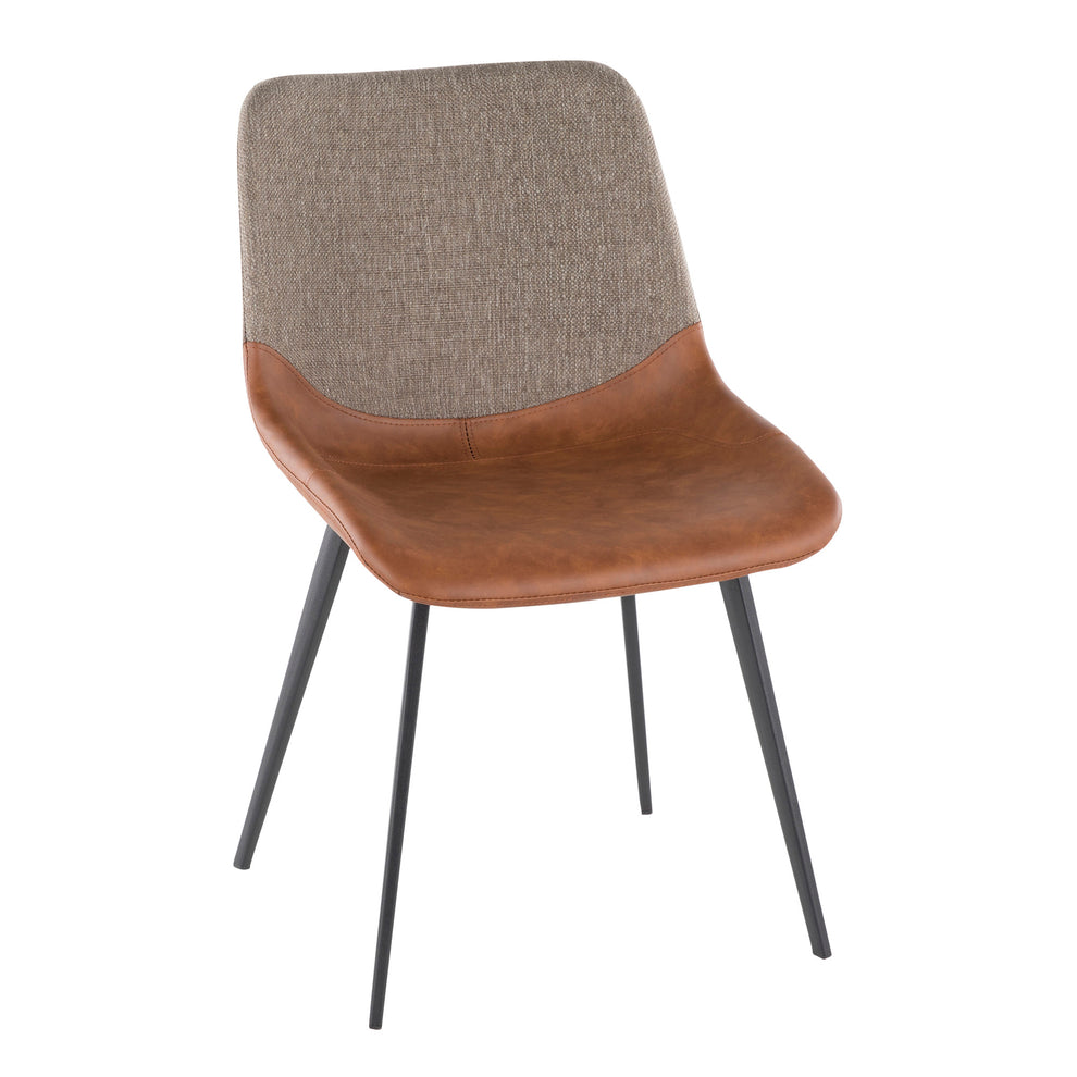 LumiSource Outlaw Two-Tone Chair - Set of 2 | Modishstore | Dining Chairs - 9